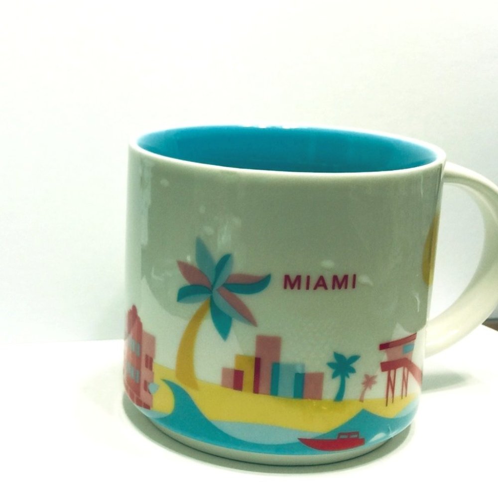 Miami Starbucks Been There Series Coffee Cup Mug